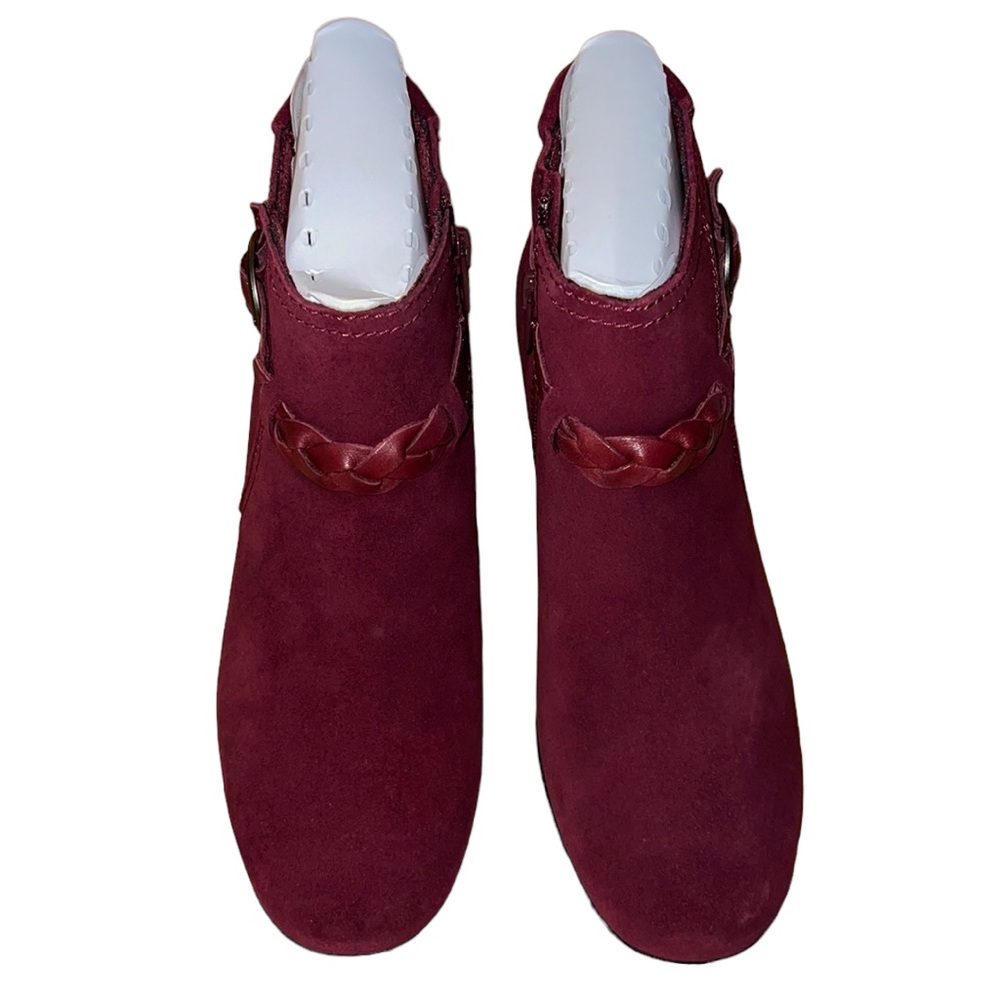 Women’s Clark’s Red Suede Scheme Act Q 7W